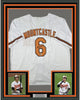 Framed Autographed/Signed Ryan Mountcastle 35x39 Baltimore White Baseball Jersey Beckett BAS COA