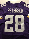 Autographed/Signed Adrian Peterson Minnesota Vikings Purple Football Jersey PSA/DNA COA Holo Only