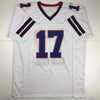 Autographed/Signed Josh Allen Buffalo White Football Jersey JSA COA