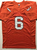 Autographed/Signed DeAndre Hopkins Clemson Orange College Football Jersey JSA COA