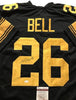 Autographed/Signed Le'Veon LeVeon Bell Pittsburgh Steelers Color Rush Jersey JSA COA