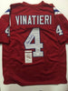 Autographed/Signed Adam Vinatieri New England Patriots Football Jersey JSA COA