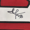 Framed Autographed/Signed Jordan Hicks 35x39 Arizona Red Football Jersey JSA COA