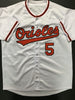 Autographed/Signed Brooks Robinson Inscribed HOF 83  Baltimore Orioles White Baseball Jersey JSA COA