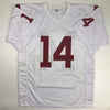 Autographed/Signed Sam Darnold USC Southen Cal White College Football Jersey JSA COA
