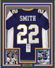 Framed Autographed/Signed Harrison Smith 35x39 Minnesota Retro Purple Football Jersey JSA COA