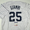 Autographed/Signed Jason Giambi New York Pinstripe Baseball Jersey PSA/DNA COA