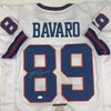 Autographed/Signed Mark Bavaro New York White Football Jersey JSA COA