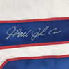 Autographed/Signed Mark Johnson White Team USA Miracle On Ice 1980 Olympics Hockey Jersey JSA COA
