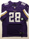 Autographed/Signed Adrian Peterson Minnesota Vikings Purple Football Jersey PSA/DNA COA Holo Only