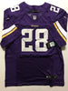 Autographed/Signed Adrian Peterson Minnesota Vikings Purple Football Jersey PSA/DNA COA Holo Only