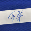 Framed Autographed/Signed TY T.Y. Hilton 35x39 Indianapolis Blue Football Jersey JSA COA