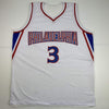 Autographed/Signed Allen Iverson Philadelphia White Retro Basketball Jersey JSA COA