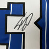 Autographed/Signed Shaquille Shaq O'Neal Orlando Blue Pinstripe Basketball Jersey JSA COA