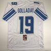 Autographed/Signed Kenny Golladay Detroit White Football Jersey JSA COA