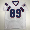 Autographed/Signed Mark Bavaro New York White Football Jersey PSA/DNA COA