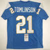 Autographed/Signed LaDainian Tomlinson San Diego Powder Blue Football Jersey JSA COA