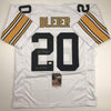 Autographed/Signed Rocky Bleier 4x SB Champ Pittsburgh White Football Jersey JSA COA