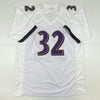 Autographed/Signed DeShon Elliott Baltimore White Football Jersey JSA COA