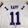 Autographed/Signed Joe Kapp Minnesota White Football Jersey JSA COA
