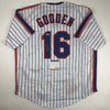 Autographed/Signed Dwight Doc Gooden New York Pinstripe Baseball Jersey PSA/DNA COA by Hall of Fame Sports Memorabilia