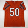 Autographed/Signed Mike Singletary HOF 98 Chicago Orange Football Jersey JSA COA by Hall of Fame Sports Memorabilia