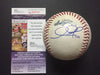 Autographed/Signed Adam Jones Rawlings Official Major League Baseball ROML JSA COA