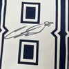 Framed Autographed/Signed CeeDee Lamb 35x39 Dallas Cowboys Blue Authentic Nike Game Football Jersey Fanatics COA
