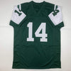 Autographed/Signed Sam Darnold New York Green Rookie Football Jersey Beckett BAS COA