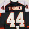 Autographed/Signed Kimmo Timonen Philadelphia Black Hockey Jersey JSA COA by Hall of Fame Sports Memorabilia
