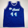 Autographed/Signed Jerry West Los Angeles LA Blue Basketball Jersey JSA COA by Hall of Fame Sports Memorabilia