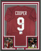 Framed Autographed/Signed Amari Cooper 35x39 Alabama Red College Football Jersey PSA/DNA COA