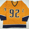 Autographed/Signed Ryan Johansen Nashville Yellow Hockey Jersey PSA/DNA COA by Hall of Fame Sports Memorabilia