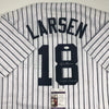 Autographed/Signed Don Larsen New York Pinstripe Baseball Jersey JSA COA by Hall of Fame Sports Memorabilia