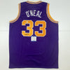 Autographed/Signed Shaquille Shaq O'Neal LSU Purple Basketball Jersey Beckett BAS COA