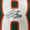 Autographed/Signed Jeremy Shockey Miami Green College Football Jersey JSA COA