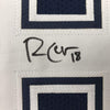 Framed Autographed/Signed Randall Cobb 35x39 Dallas Dark Blue Football Jersey JSA COA