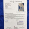 Autographed/Signed Stephen Steph Curry Golden State Blue Christmas Day Basketball Jersey JSA COA/LOA