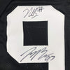 Framed Autographed/Signed Nick & Joey Bosa Brothers 35x39 Ohio State Black College Football Jersey JSA COA