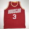 Autographed/Signed Steve Francis Houston Red Basketball Jersey PSA/DNA COA
