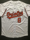 Autographed/Signed Cal Ripken Jr. Baltimore Orioles White Stat Baseball Jersey JSA COA