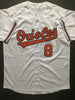 Autographed/Signed Cal Ripken Jr. Baltimore Orioles White Stat Baseball Jersey JSA COA