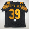 Autographed/Signed Minkah Fitzpatrick Pittsburgh Color Rush Football Jersey PSA/DNA COA