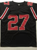 Autographed/Signed Eddie George Ohio State Buckeyes Black Football Jersey JSA COA
