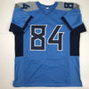 Autographed/Signed Corey Davis Tennessee 2018 Powder Blue Football Jersey JSA COA