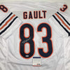 Autographed/Signed Willie Gault Chicago White Football Jersey PSA/DNA COA