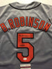 Autographed/Signed Brooks Robinson HOF 83  Baltimore Grey Baseball Jersey JSA COA