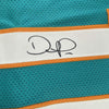 Framed Autographed/Signed Devante Parker 35x39 Miami Teal Football Jersey JSA COA