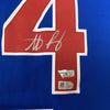Framed Autographed/Signed Anthony Rizzo 35x39 Chicago Cubs Blue Authentic Nike Baseball Jersey Fanatics COA