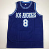 Autographed/Signed Kobe Bryant #8 Los Angeles LA Blue Retro Basketball Jersey PSA/DNA COA